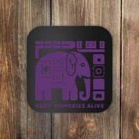 Keep Memories Alive Alzheimers Disease Awareness Coaster thumb 0