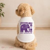 Keep Memories Alive Alzheimers Disease Awareness Doggie Tank thumb 2