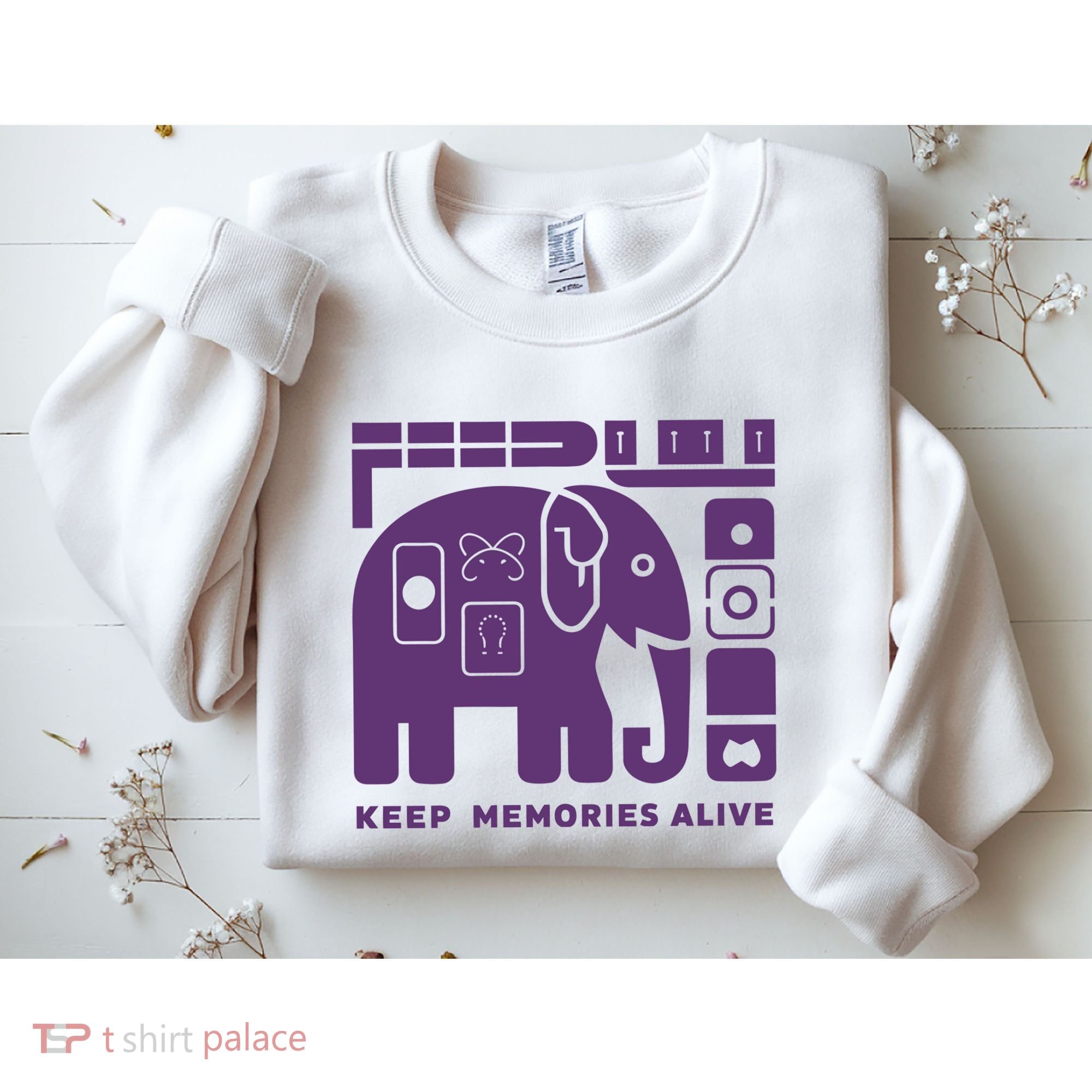 Keep Memories Alive Alzheimers Disease Awareness Sweatshirt