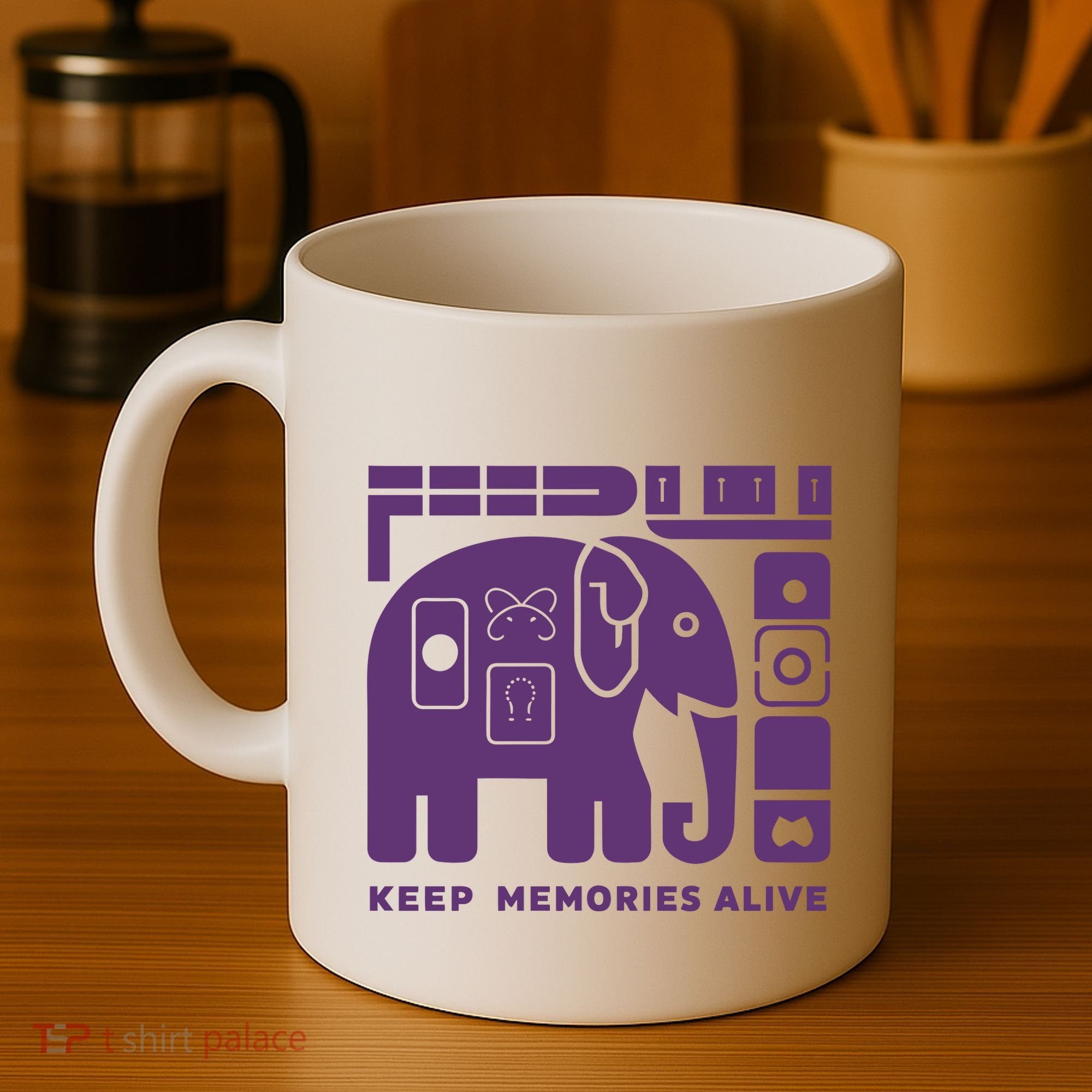 Keep Memories Alive Alzheimers Disease Awareness Coffee Mug