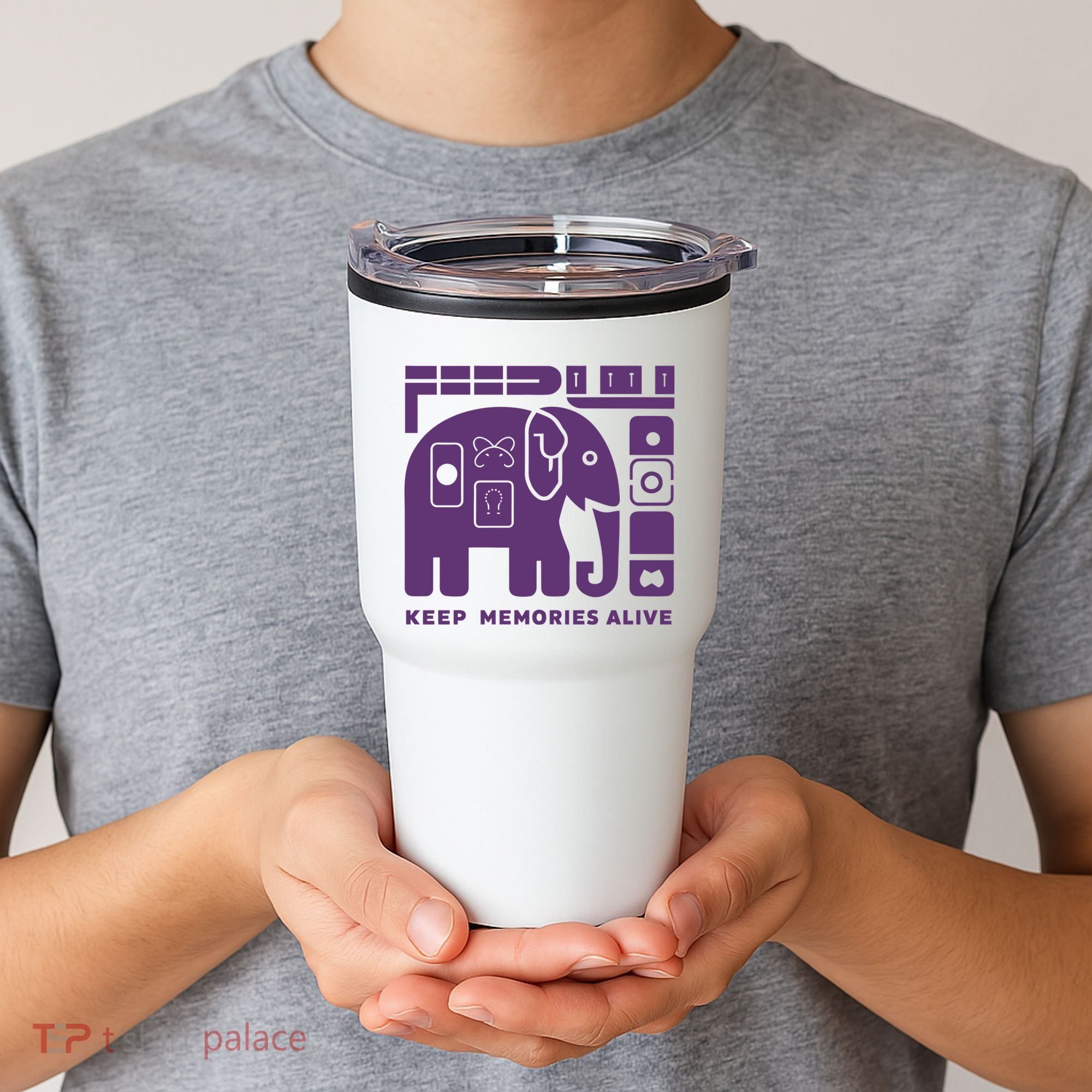 Keep Memories Alive Alzheimers Disease Awareness Tumbler