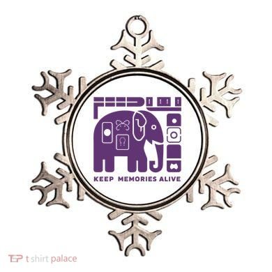 Keep Memories Alive Alzheimers Disease Awareness Ornament