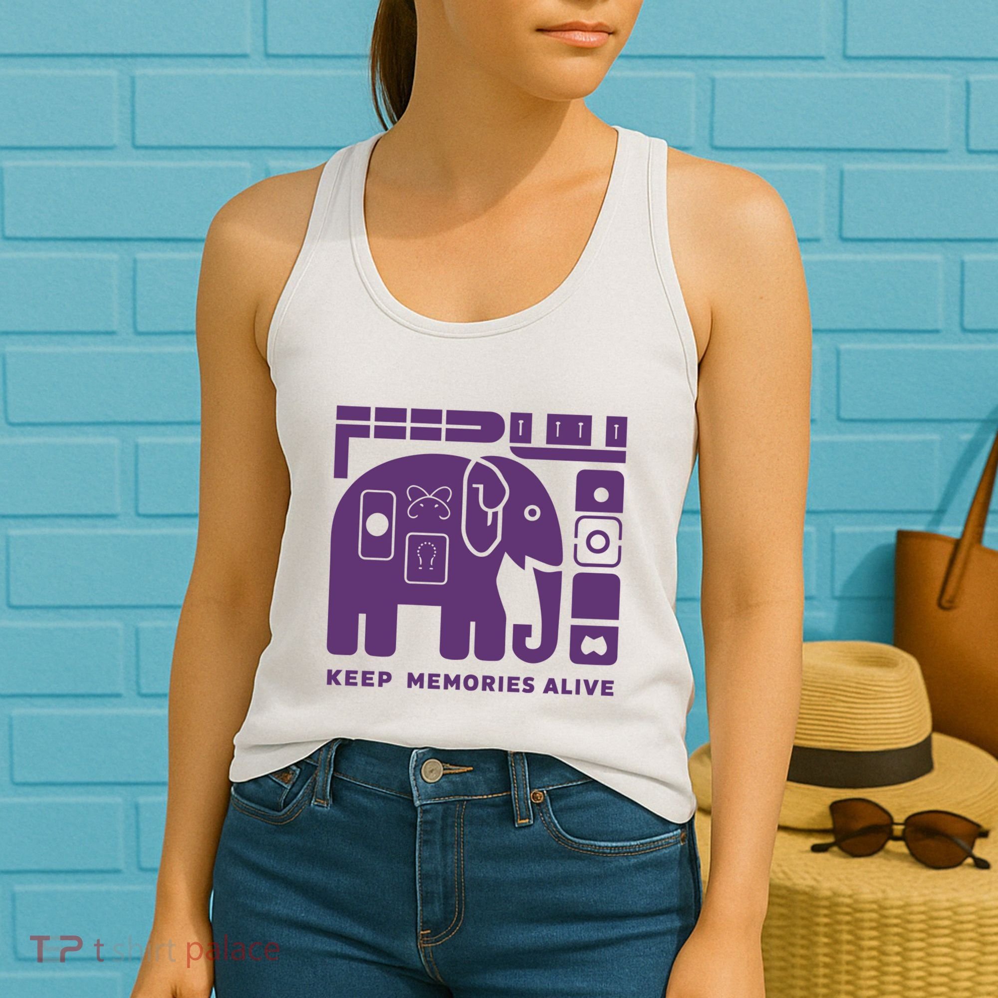 Keep Memories Alive Alzheimers Disease Awareness Women's Tank Top