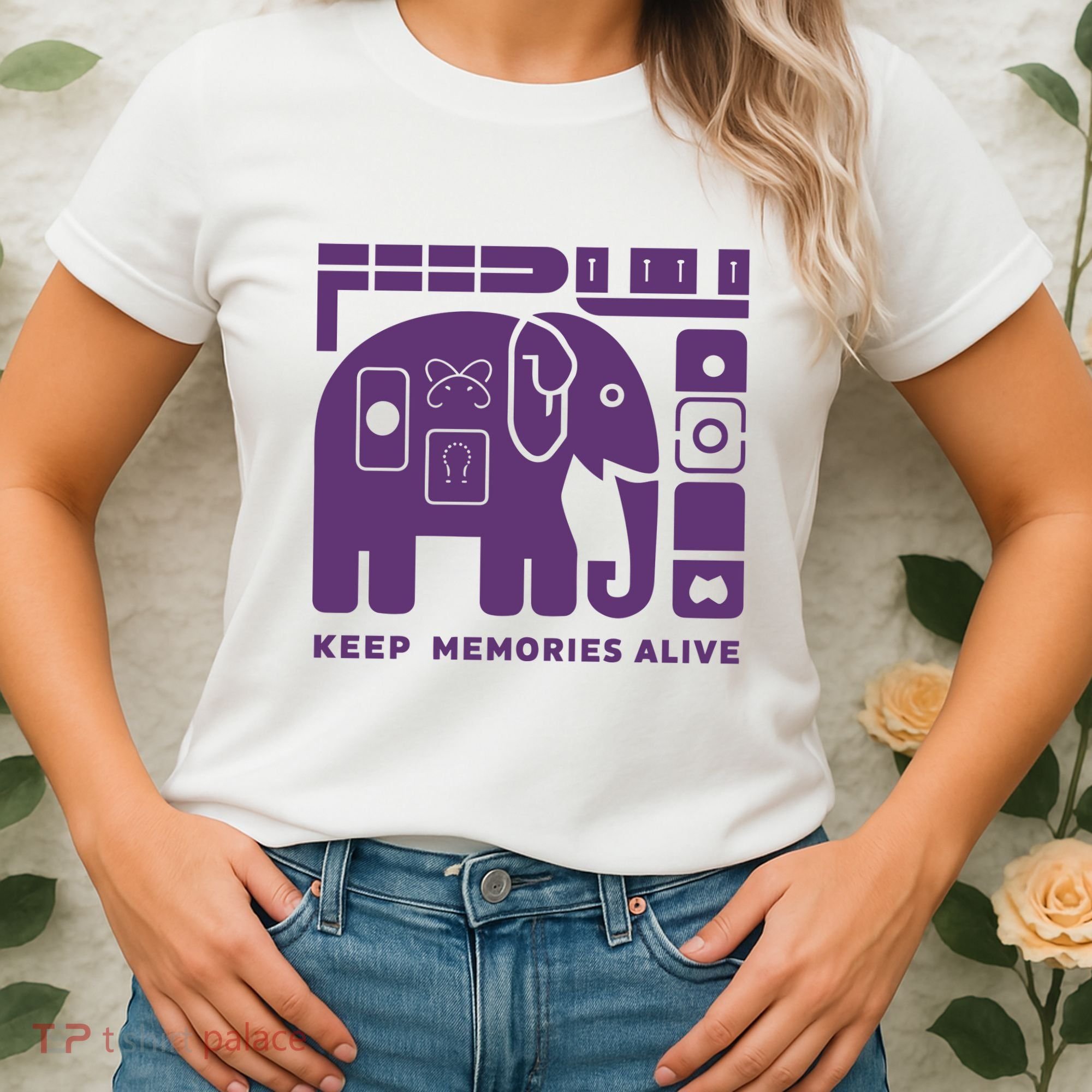 Keep Memories Alive Alzheimers Disease Awareness Women's T-Shirt