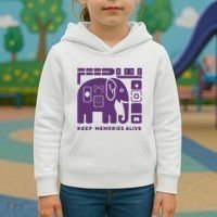 Keep Memories Alive Alzheimers Disease Awareness Kids Hoodie thumb 3