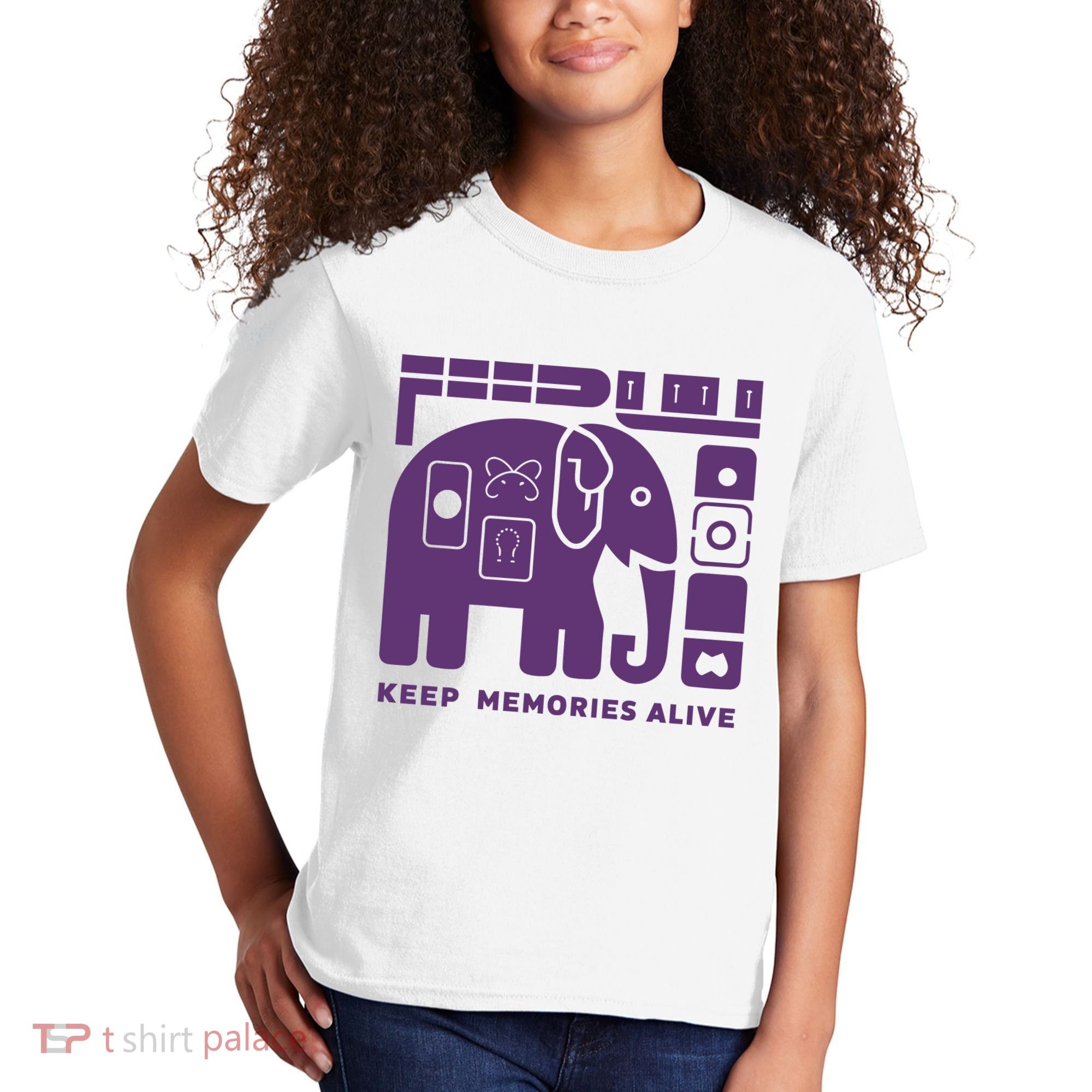 Keep Memories Alive Alzheimers Disease Awareness Kids T-Shirt