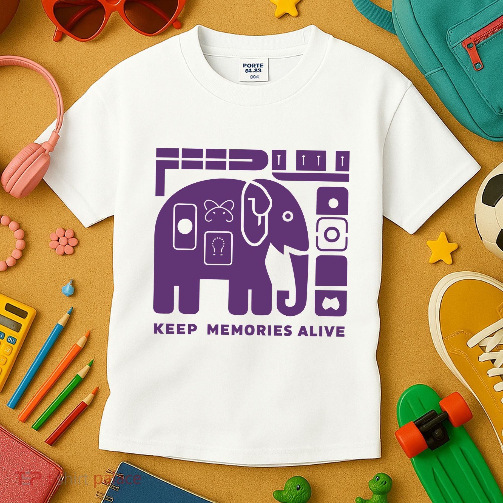 Keep Memories Alive Alzheimers Disease Awareness Kids T-Shirt