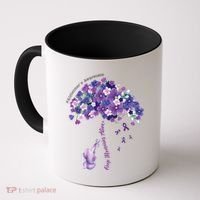 Keep Memories Alive Purple Elephant AlzheimerS Awareness Coffee Mug thumb 0