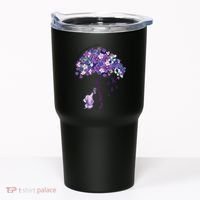 Keep Memories Alive Purple Elephant AlzheimerS Awareness Tumbler thumb 0