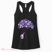 Keep Memories Alive Purple Elephant AlzheimerS Awareness Women's Tank Top thumb 0