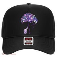 Keep Memories Alive Purple Elephant AlzheimerS Awareness Hat thumb 0