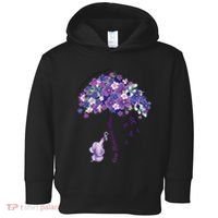 Keep Memories Alive Purple Elephant AlzheimerS Awareness Toddler Hoodie thumb 0