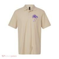 Keep Memories Alive Purple Elephant AlzheimerS Awareness Polo thumb 0