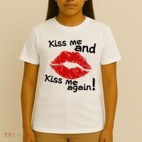 Kiss Me And Kiss Me Again Lips Cute Gift T-Shirt thumb 4