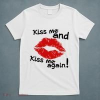Kiss Me And Kiss Me Again Lips Cute Gift T-Shirt thumb 5