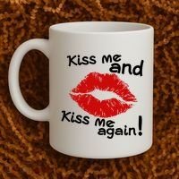 Kiss Me And Kiss Me Again Lips Cute Gift Coffee Mug thumb 2