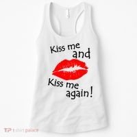Kiss Me And Kiss Me Again Nadal Funny Kissing Women's Tank Top thumb 0