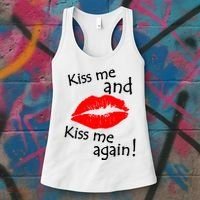 Kiss Me And Kiss Me Again Nadal Funny Kissing Women's Tank Top thumb 3