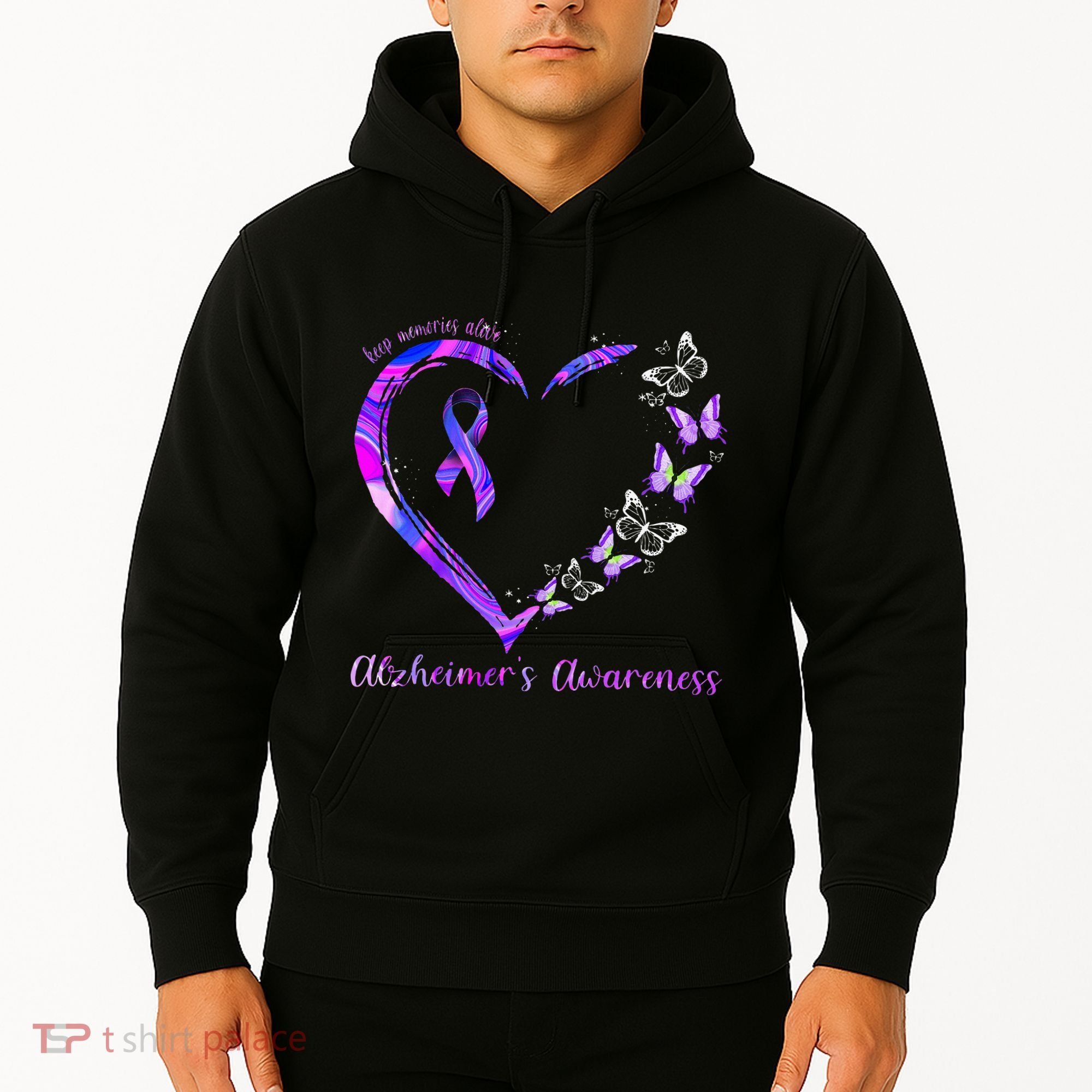 Keep Memories Alive AlzheimerS Awareness Hoodie