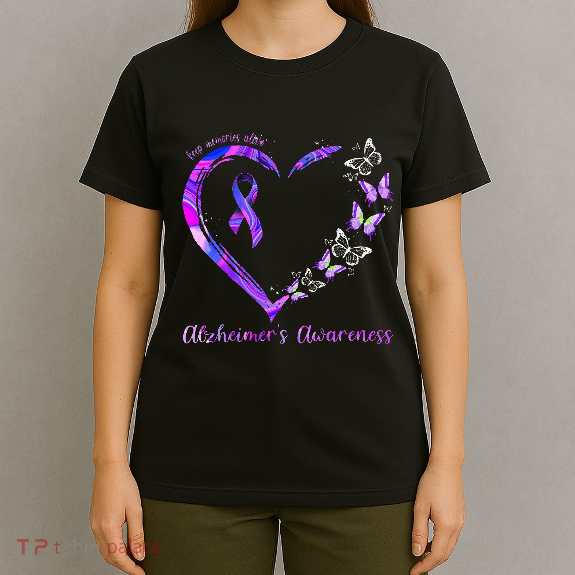Keep Memories Alive AlzheimerS Awareness T-Shirt