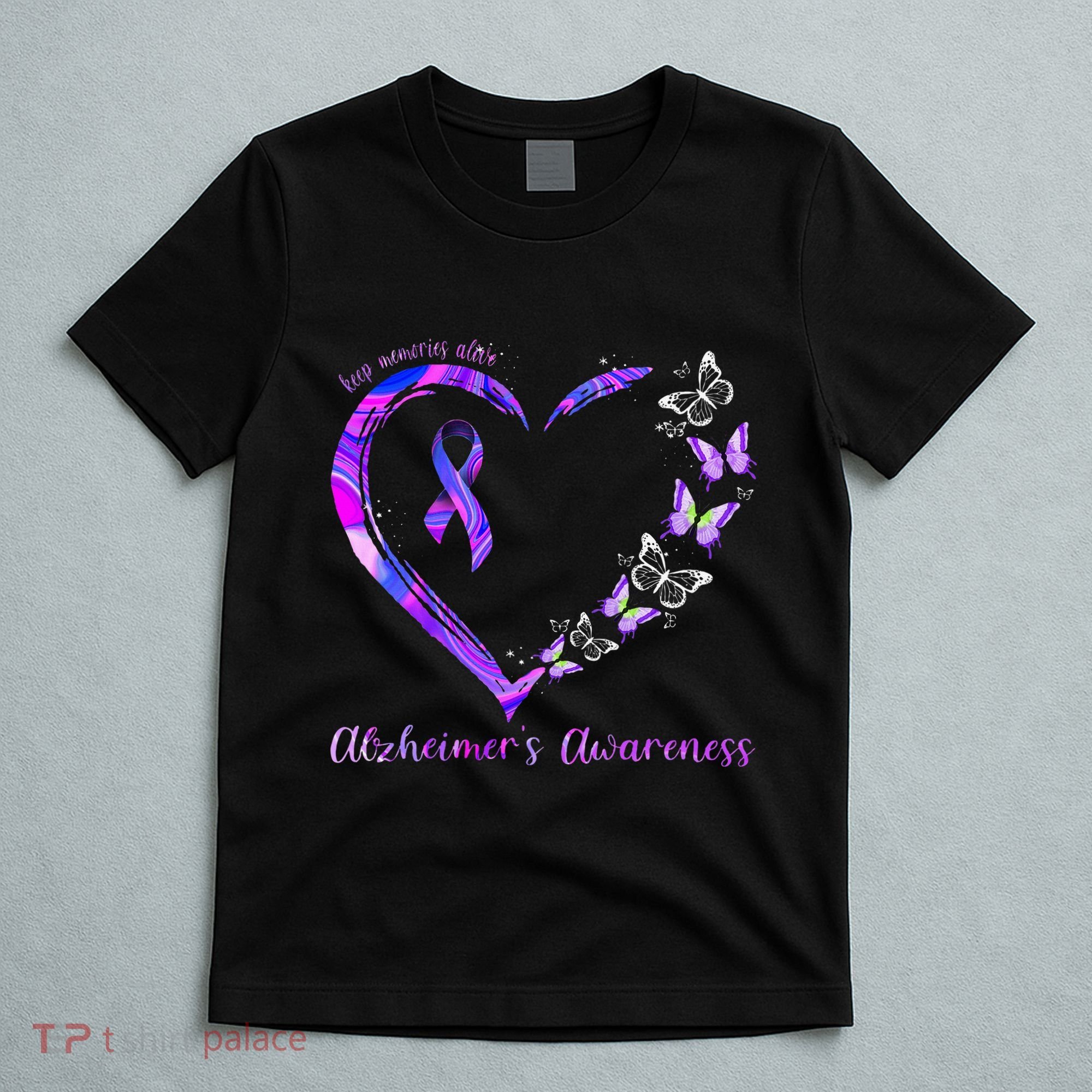 Keep Memories Alive AlzheimerS Awareness T-Shirt