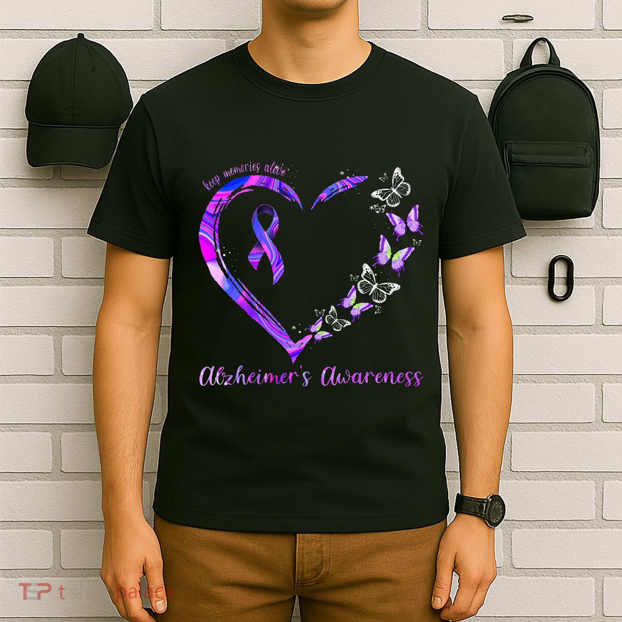 Keep Memories Alive AlzheimerS Awareness T-Shirt