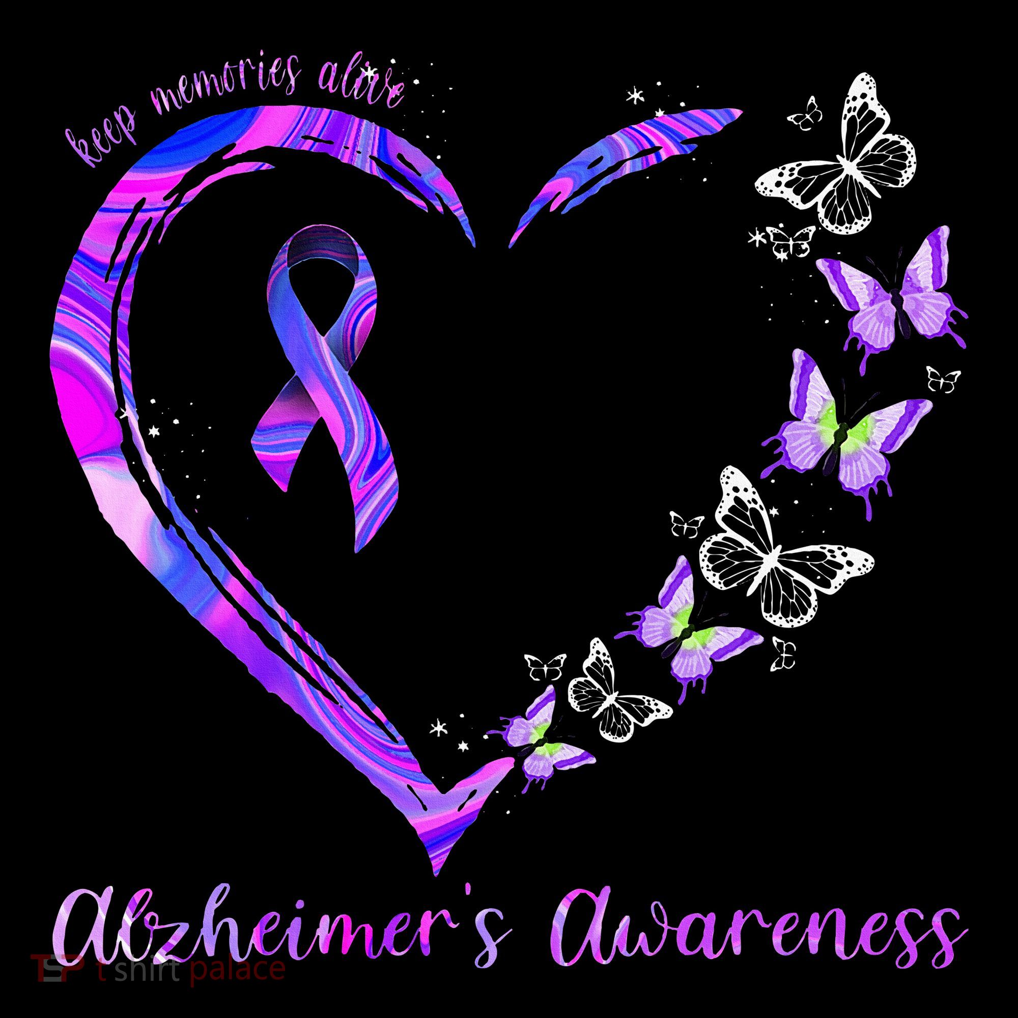 Keep Memories Alive AlzheimerS Awareness Women's Hoodie