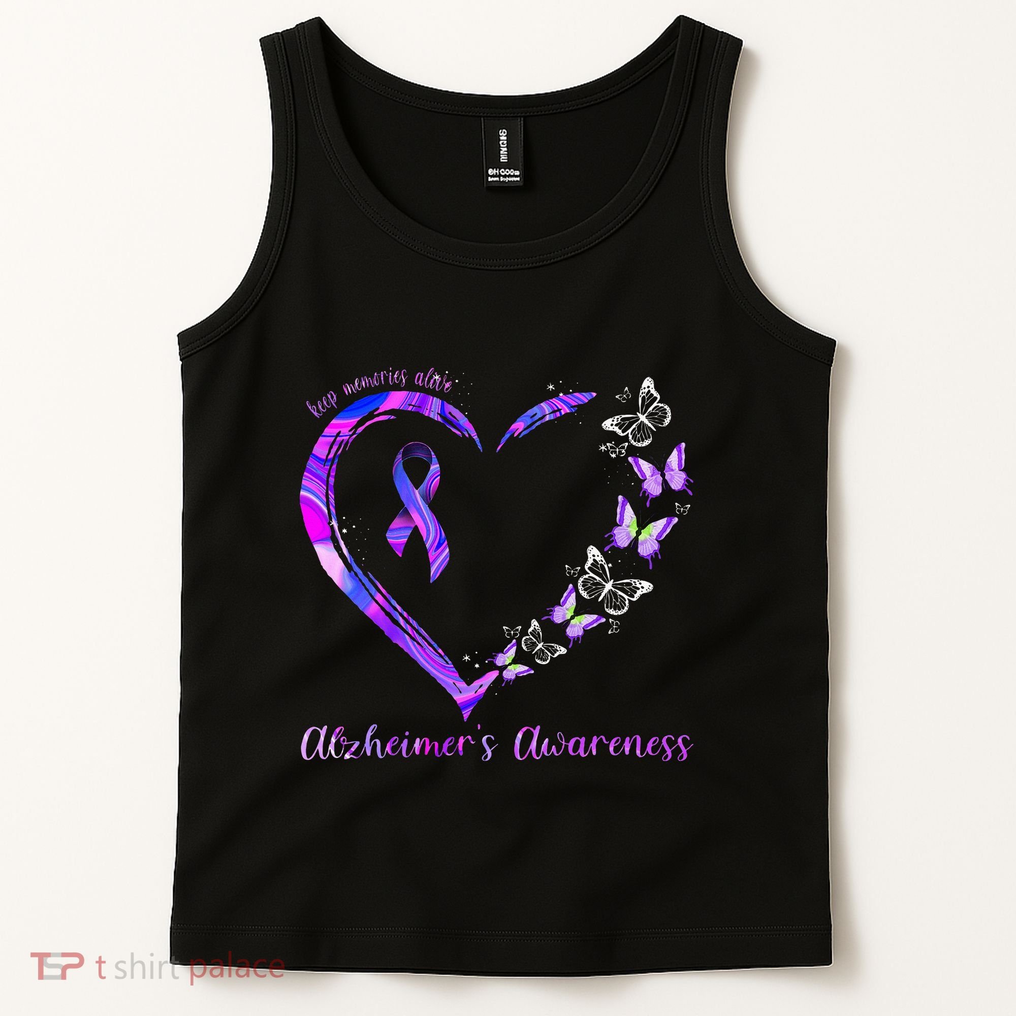 Keep Memories Alive AlzheimerS Awareness Tank Top