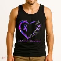 Keep Memories Alive AlzheimerS Awareness Tank Top thumb 3