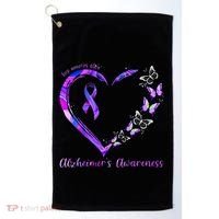 Keep Memories Alive AlzheimerS Awareness Golf Towel thumb 0