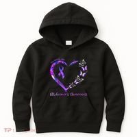 Keep Memories Alive AlzheimerS Awareness Kids Hoodie thumb 0