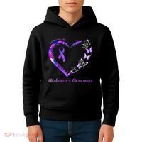 Keep Memories Alive AlzheimerS Awareness Kids Hoodie thumb 4