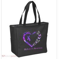 Keep Memories Alive AlzheimerS Awareness Tote Bag thumb 2