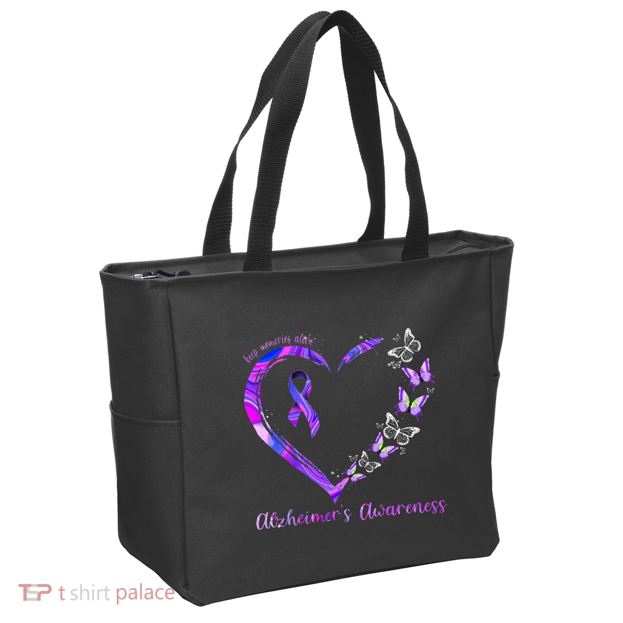 Keep Memories Alive AlzheimerS Awareness Tote Bag