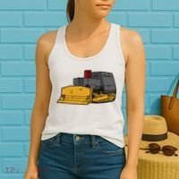 Killdozer Modified Bulldozer Women's Tank Top thumb 2
