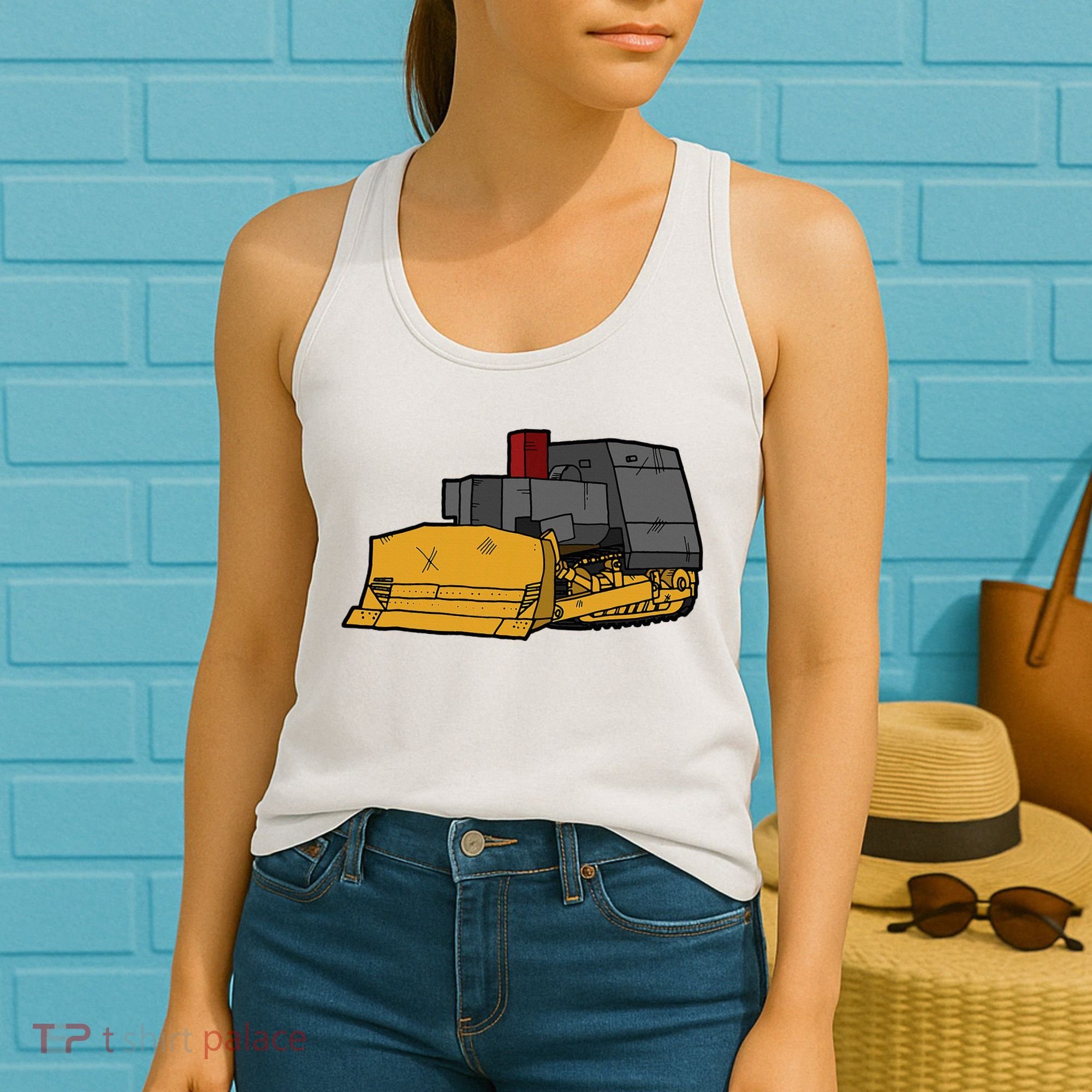 Killdozer Modified Bulldozer Women's Tank Top