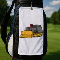 Killdozer Modified Bulldozer Golf Towel thumb 2