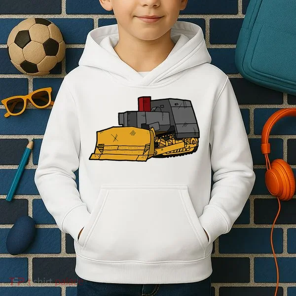 Killdozer Modified Bulldozer Kids Hoodie