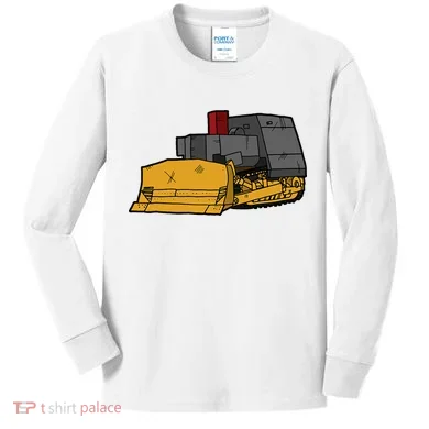 Killdozer Modified Bulldozer Kids Long Sleeve Shirt