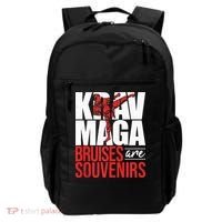 Krav Maga Bruises Are Souvenirs Israeli Self Defense MMA Backpack thumb 0