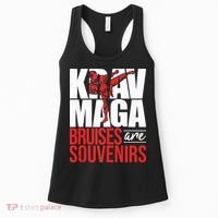 Krav Maga Bruises Are Souvenirs Israeli Self Defense MMA Women's Tank Top thumb 0