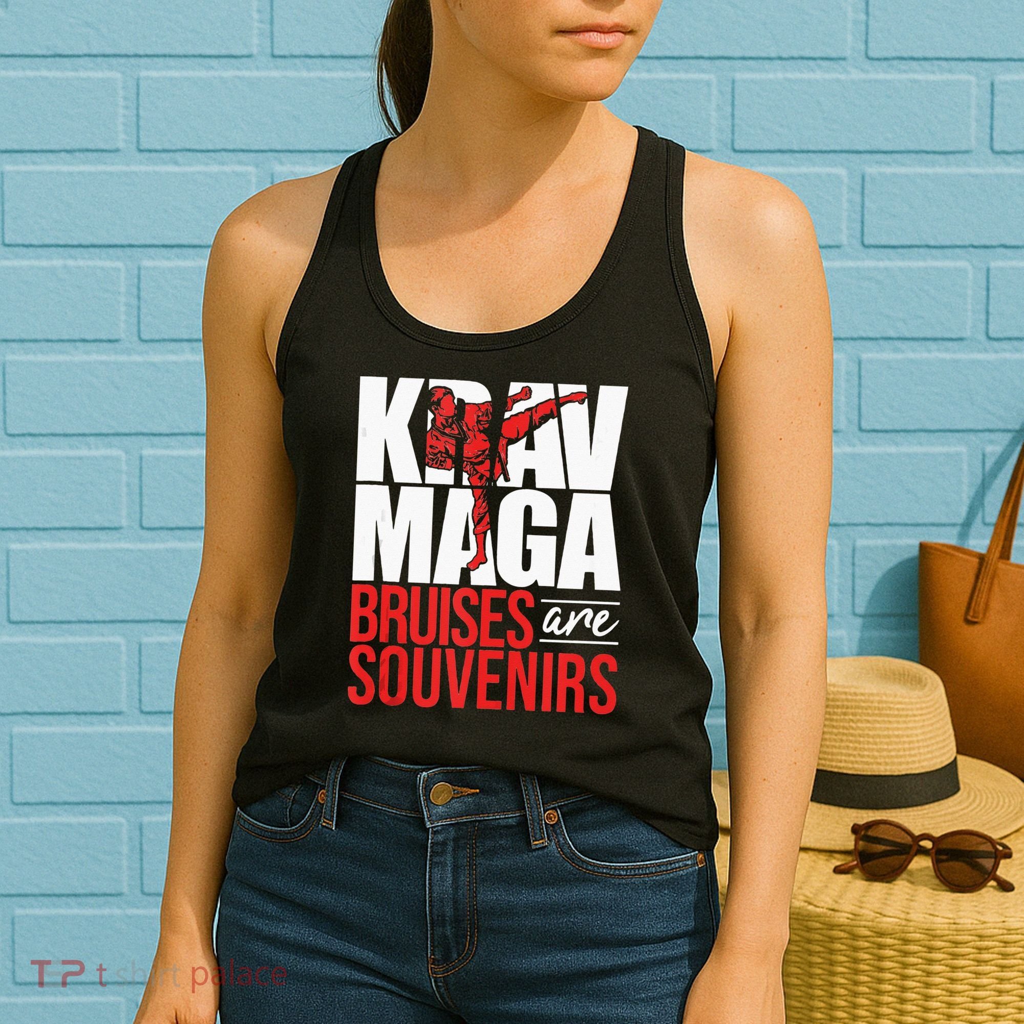 Krav Maga Bruises Are Souvenirs Israeli Self Defense MMA Women's Tank Top