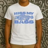 Kiss My Bass Vintage Fishing T-Shirt thumb 3