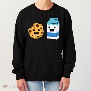 Kawaii Milk Chocolate Chip Cookie Women's Sweatshirt