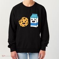 Kawaii Milk Chocolate Chip Cookie Women's Sweatshirt thumb 0