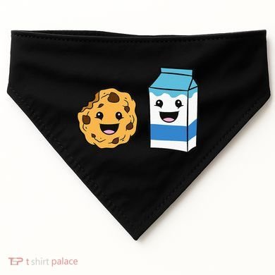 Kawaii Milk Chocolate Chip Cookie USA-Made Doggie Bandana