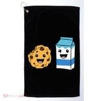 Kawaii Milk Chocolate Chip Cookie Golf Towel thumb 0