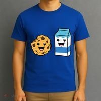 Kawaii Milk Chocolate Chip Cookie T-Shirt thumb 3
