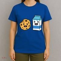 Kawaii Milk Chocolate Chip Cookie T-Shirt thumb 4