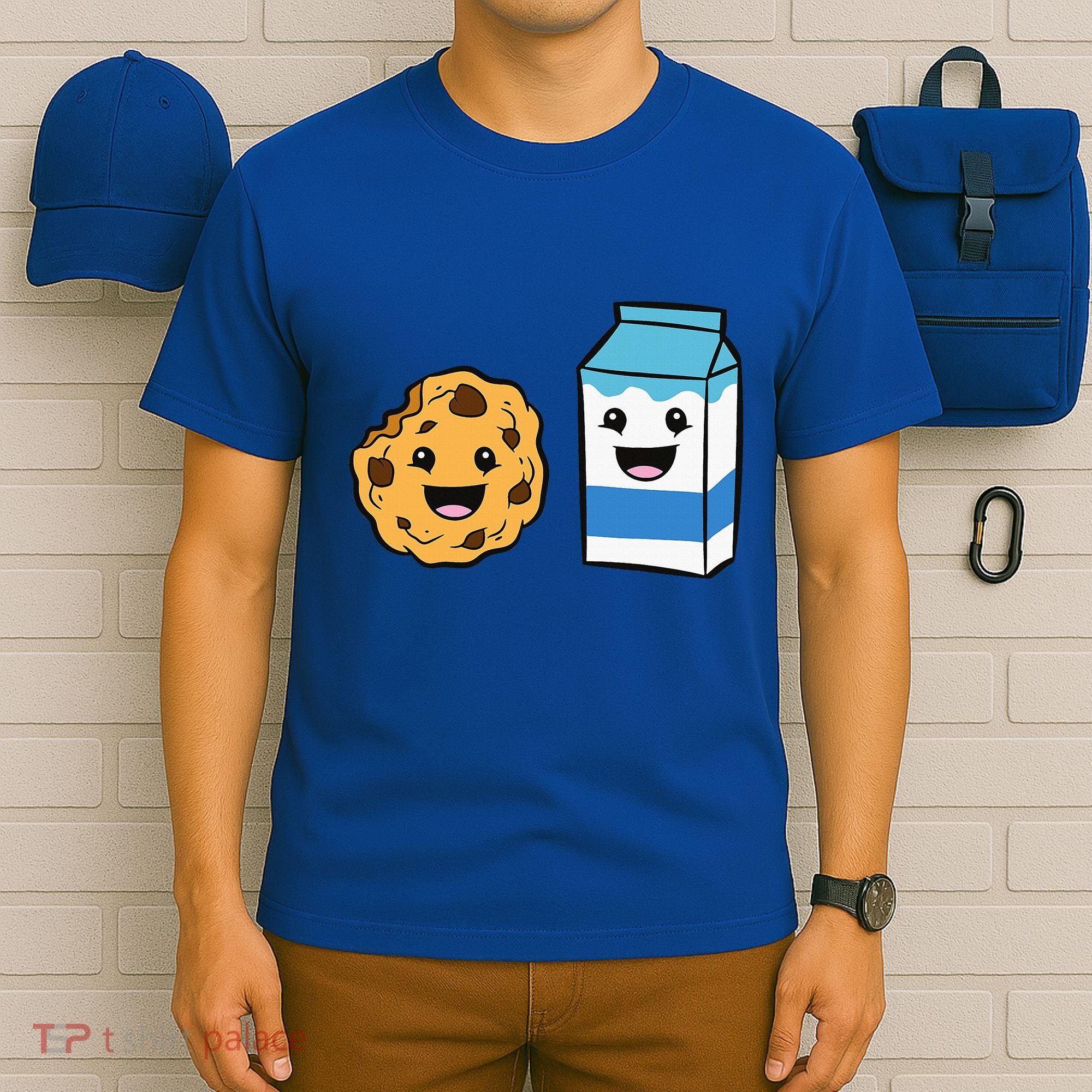 Kawaii Milk Chocolate Chip Cookie T-Shirt